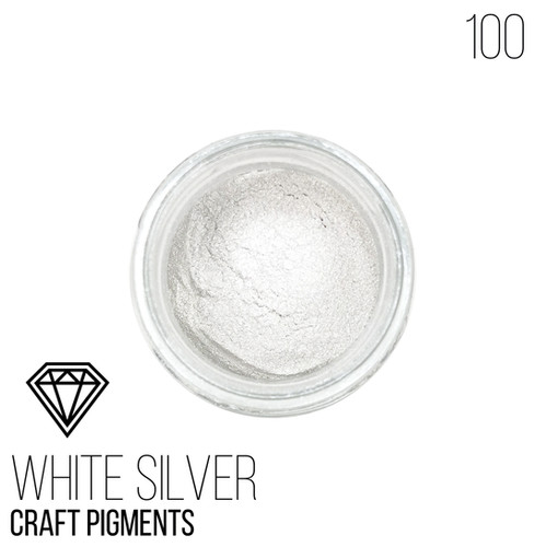 CraftPigments "White Silver",Белое Серебро, 25мл