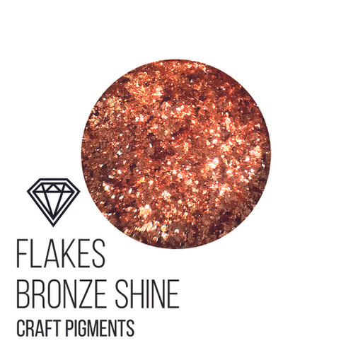 CraftPigments Flakes  Bronze Shine 25мл